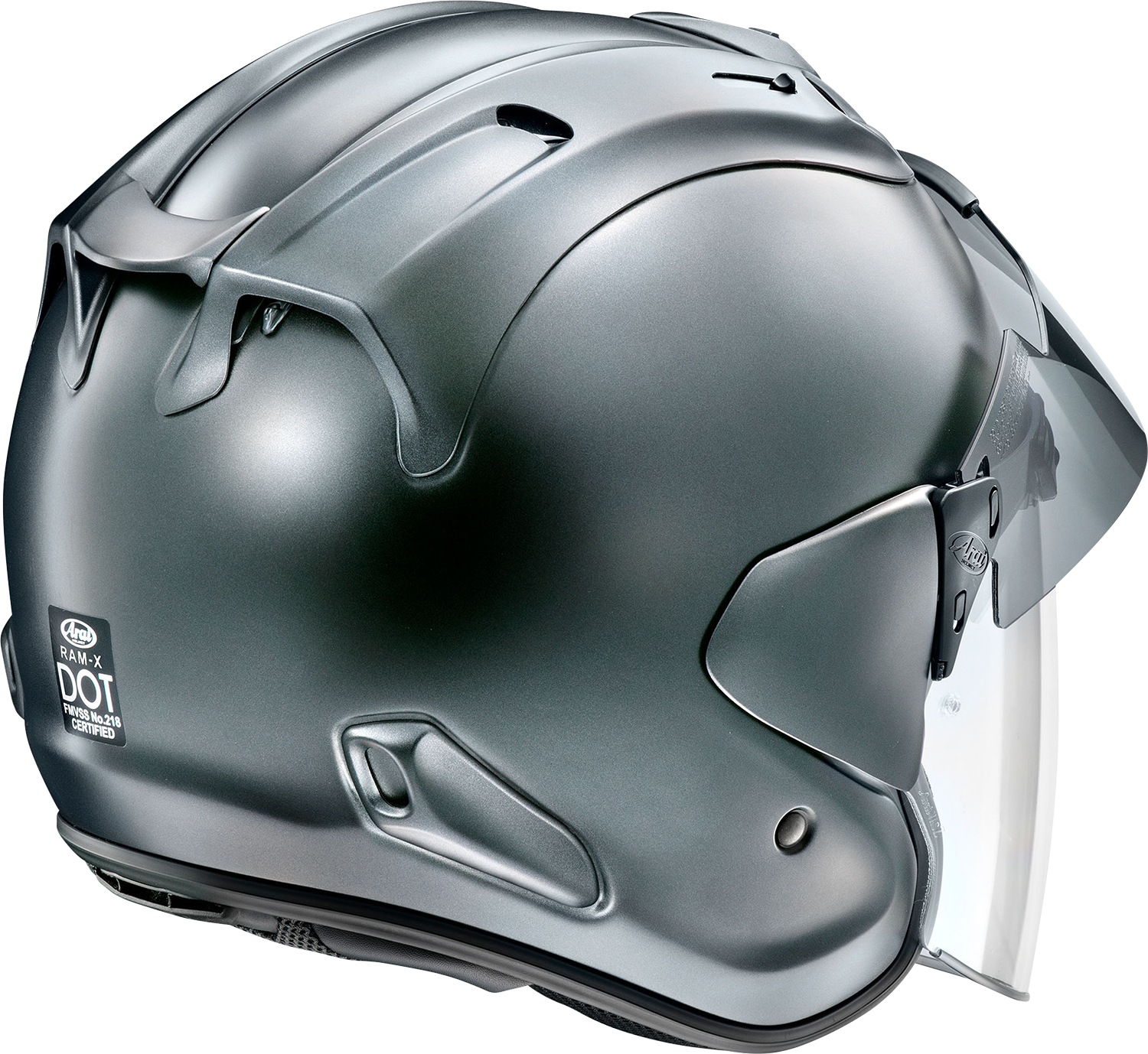 ARAI HELMETS, Arai Helmets Ram-X Helmet - Gun Metallic Frost - XS (Part Number 0104-2922)