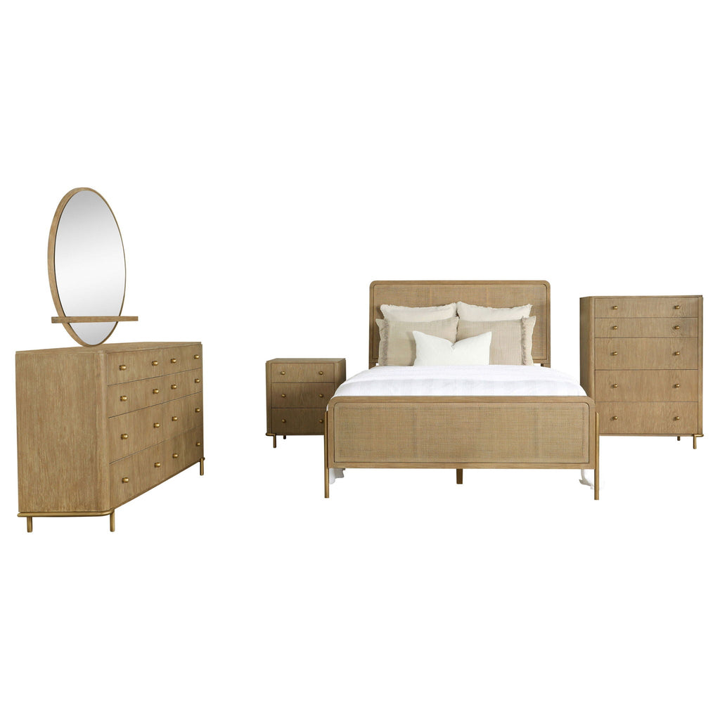 Arini 5 - piece Eastern King Bedroom Set Sand Wash - PhishStones Products