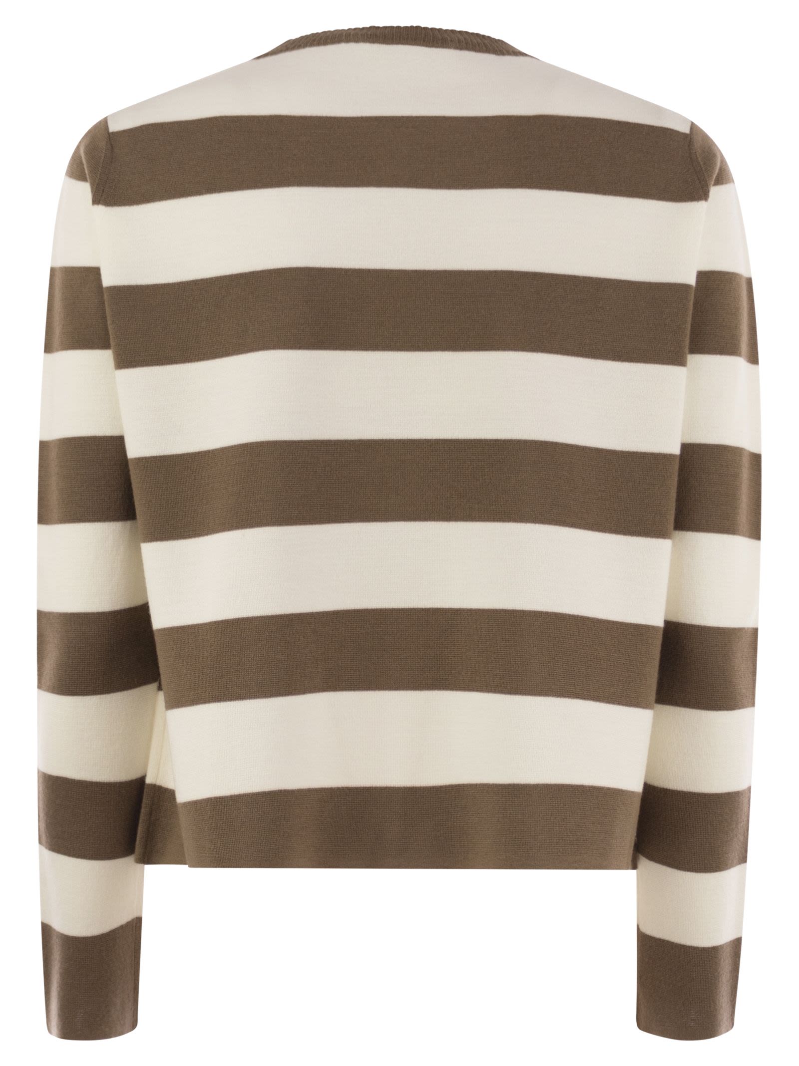 Max Mara Women Viterbo - Wool Sweater With Embroidery