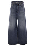 Sportmax Women Procida - Low-Waisted Oversize Denim Trousers