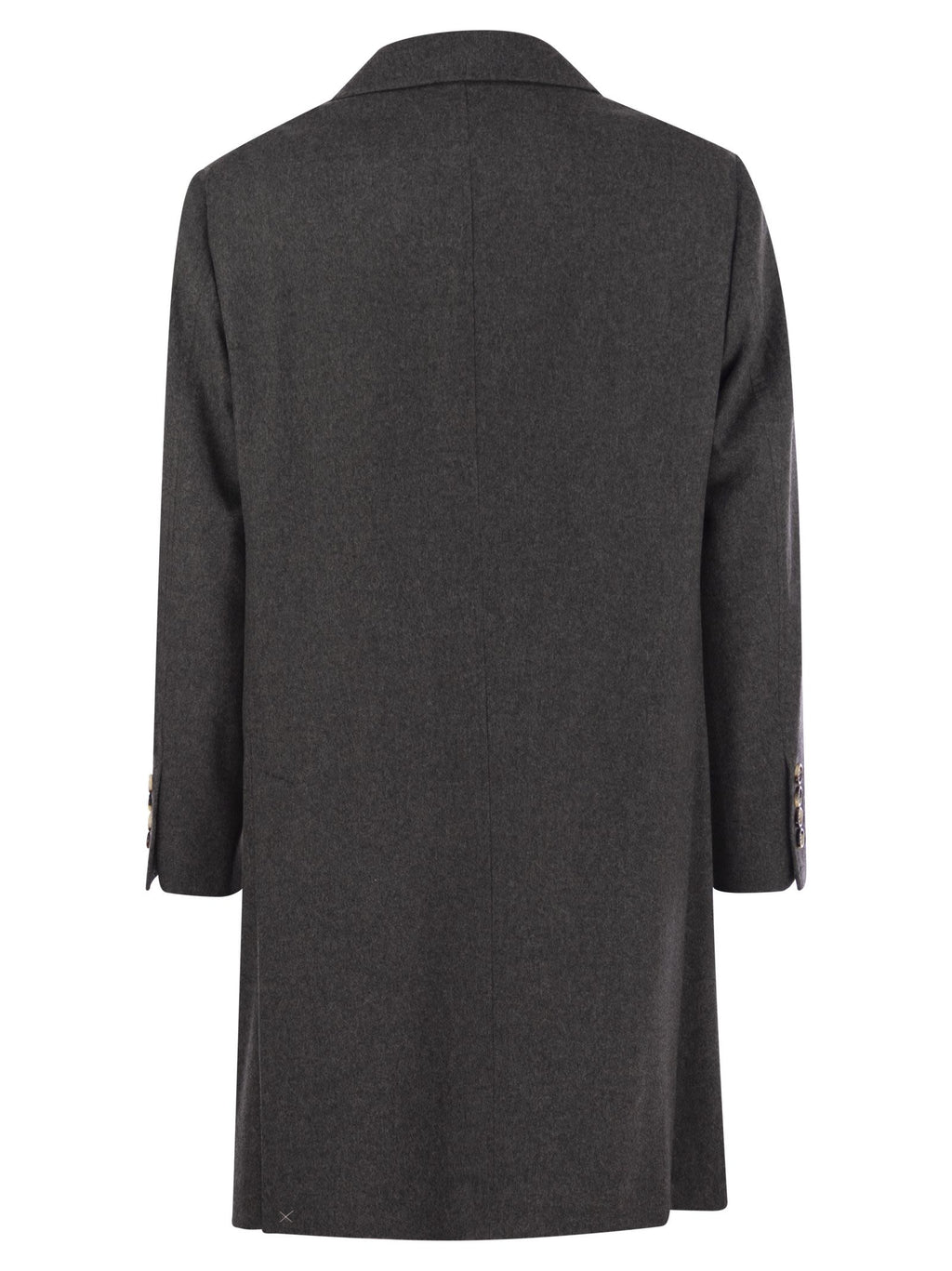 Brunello Cucinelli Men Wool And Cashmere Coat