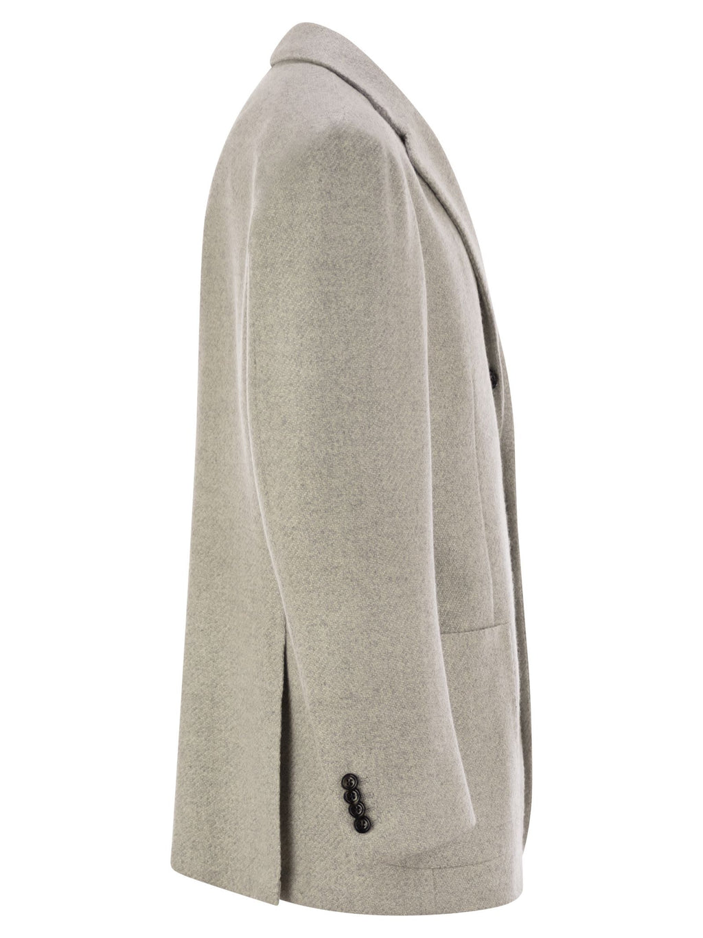Kiton Men Single-Breasted Cashmere Jacket