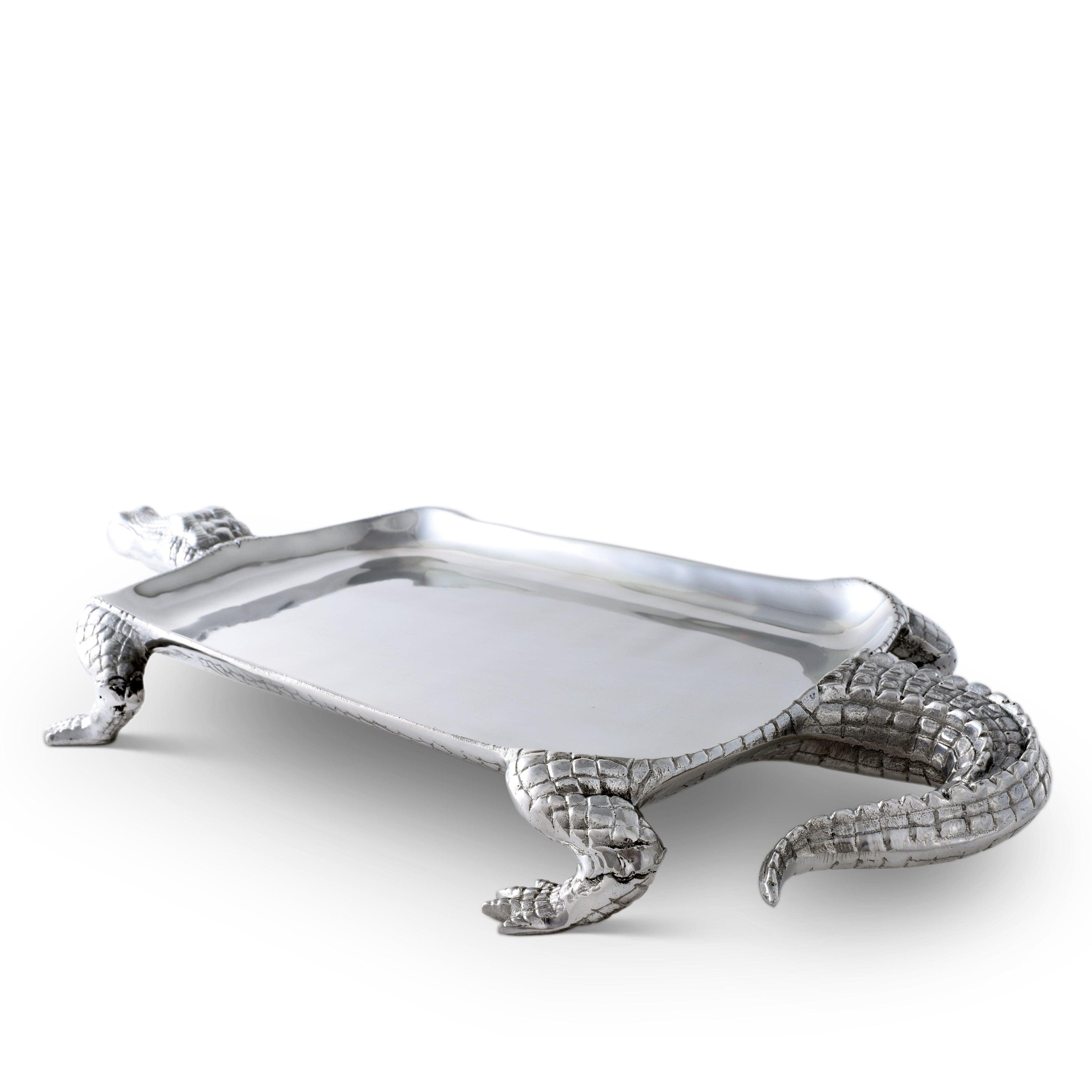 Alligator Figural Platter
