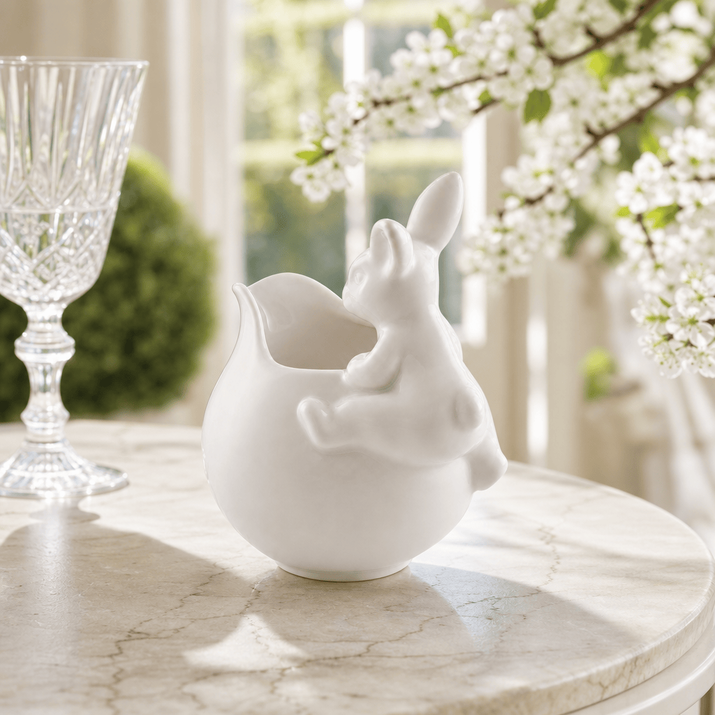Porcelain Climbing Bunny Creamer