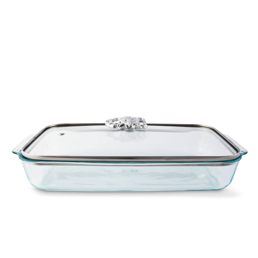 Crab Lid with Pyrex 3 quart Baking Dish