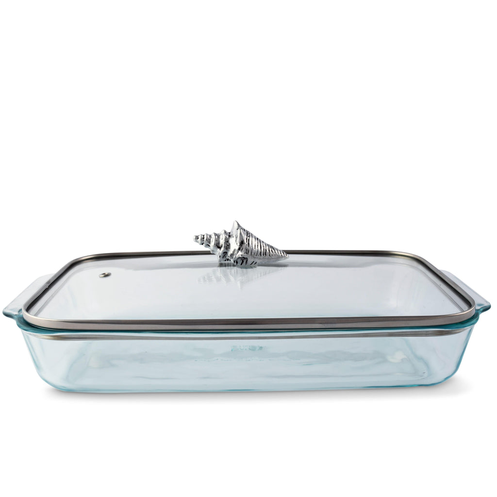 Shell Lid with Pyrex 3 quart Baking Dish