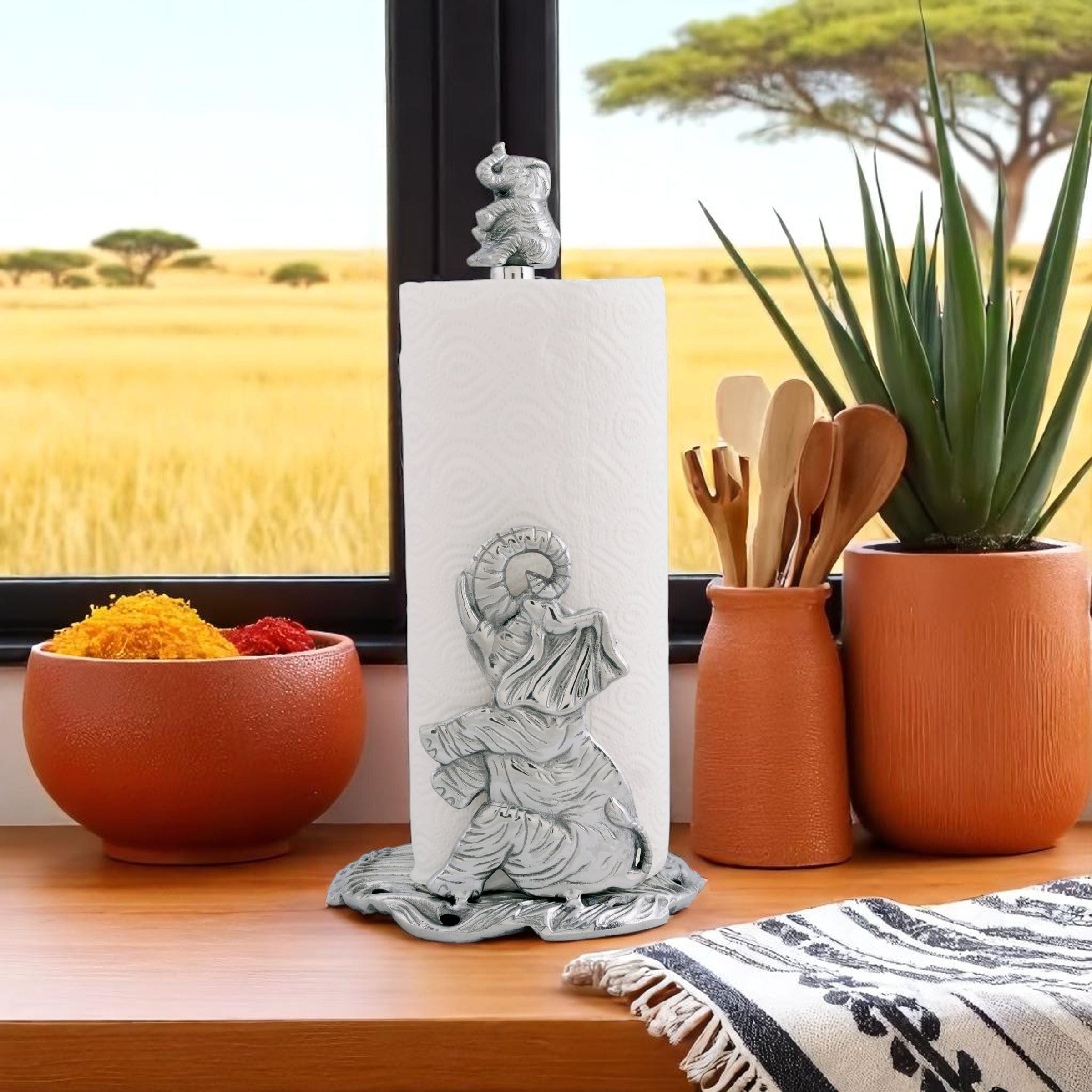 Elephant Paper Towel Holder