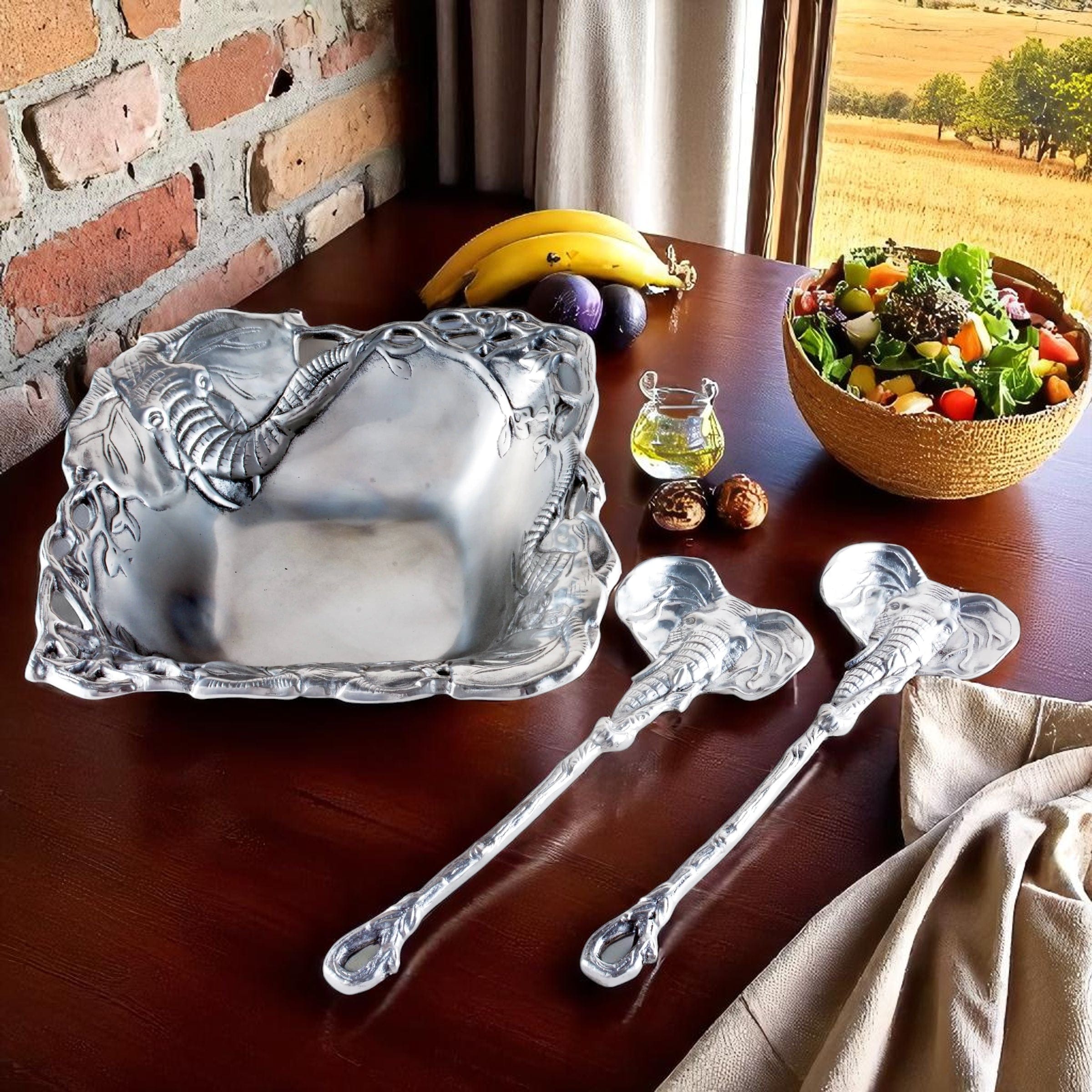 Elephant Salad Set 3-Pc