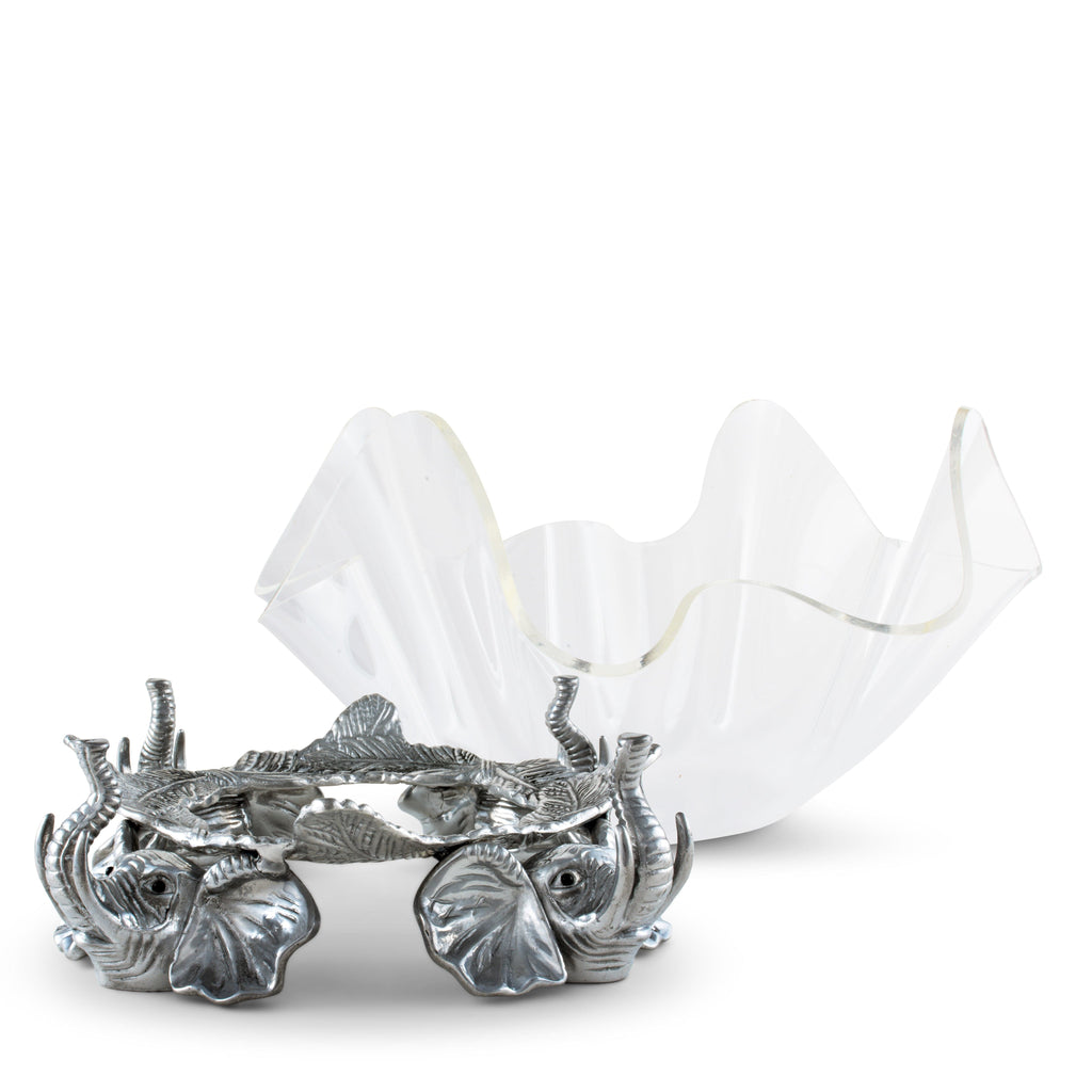 Elephant Stand Acrylic Bowl 14