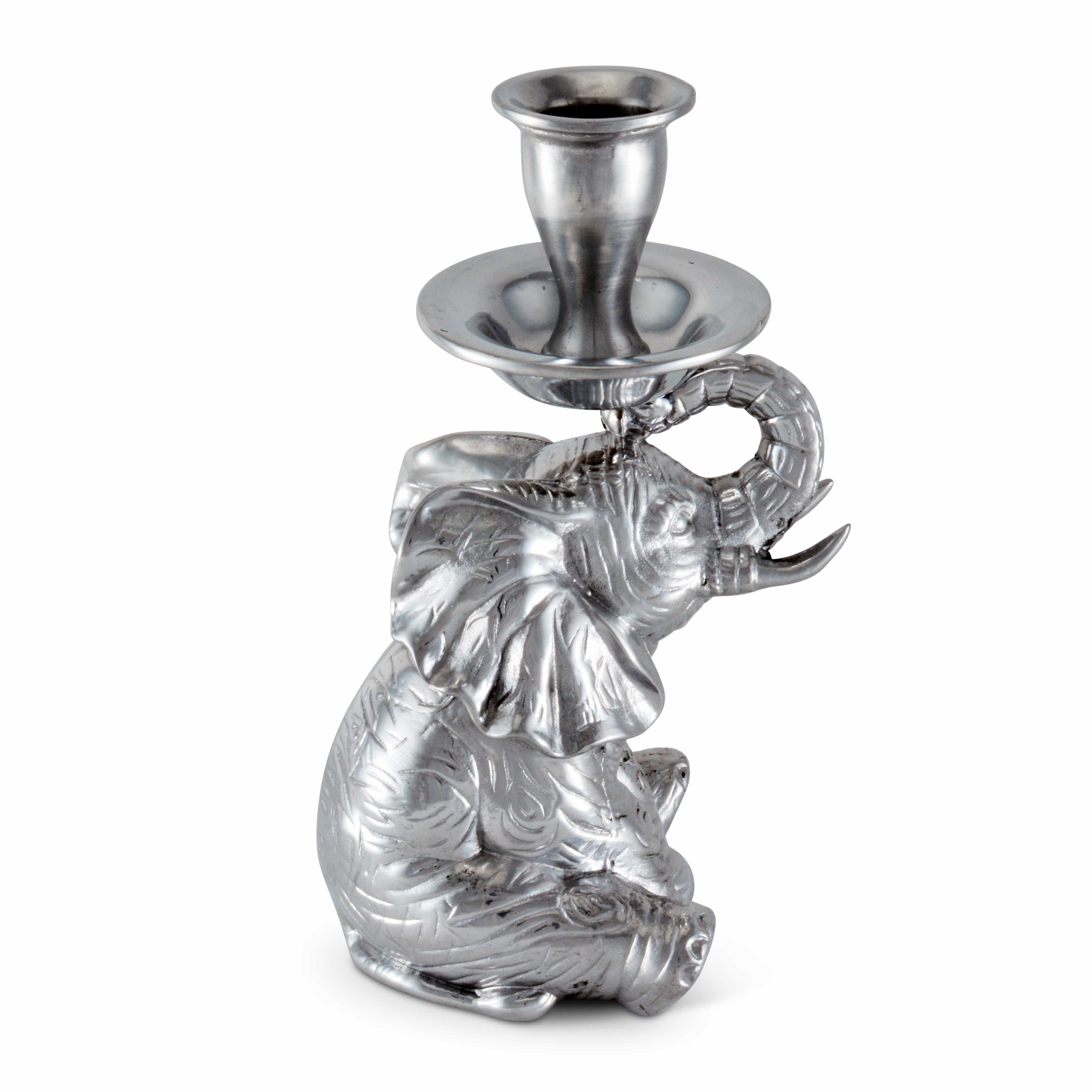 Elephant Taper Candle Holder