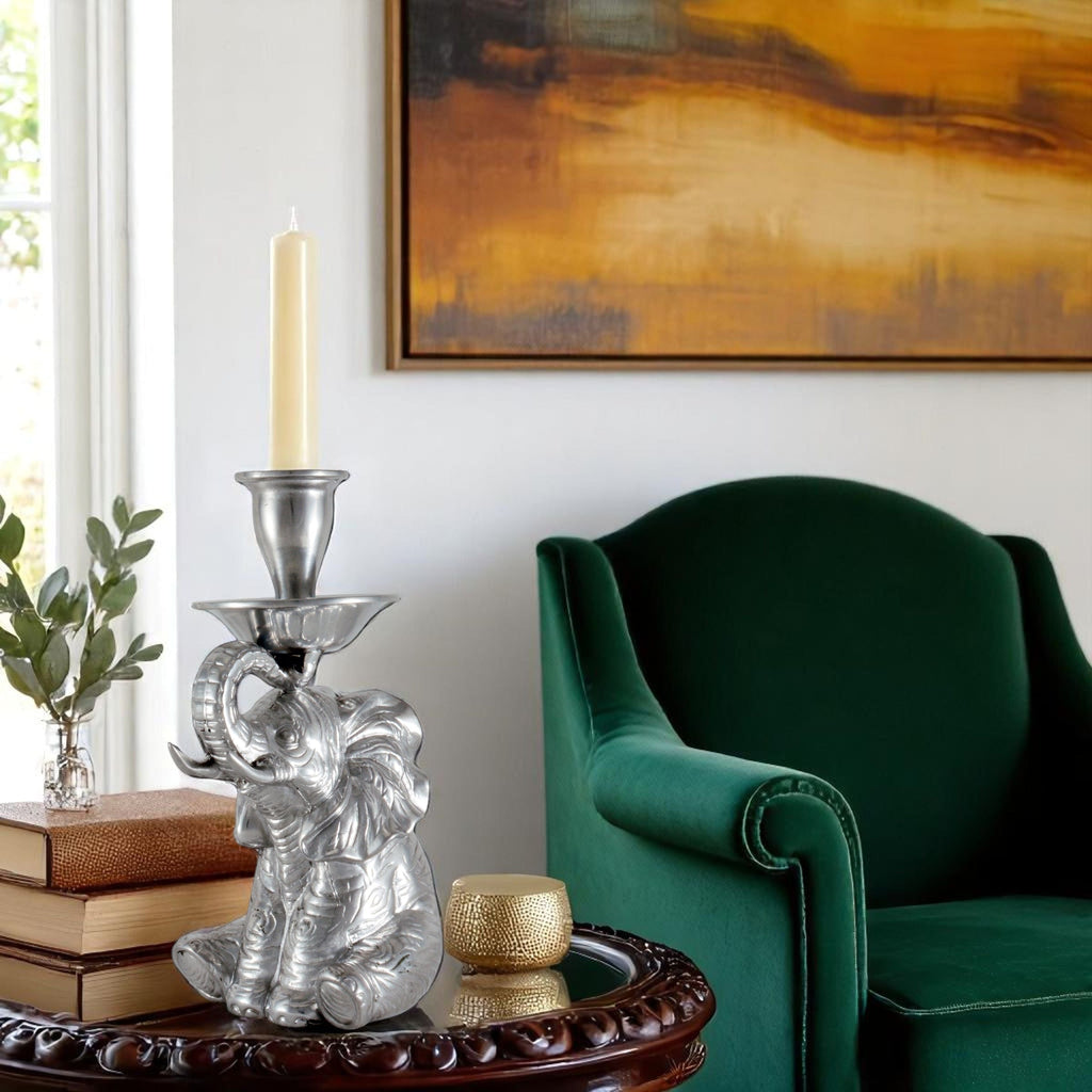 Elephant Taper Candle Holder