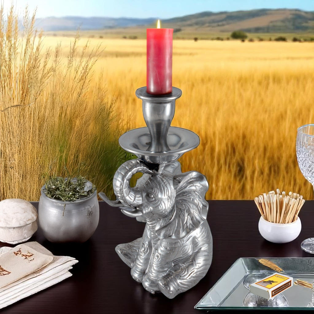 Elephant Taper Candle Holder