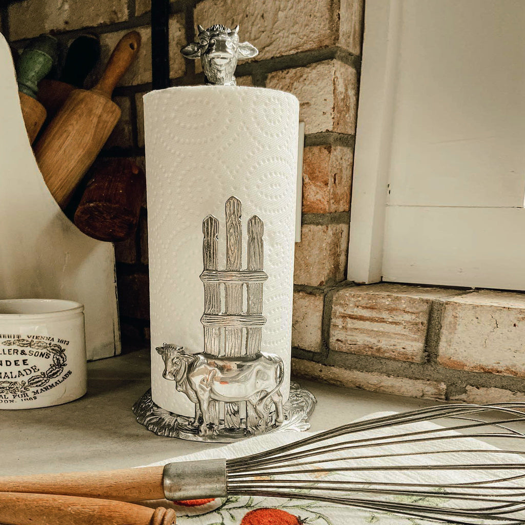 Cow Paper Towel Holder