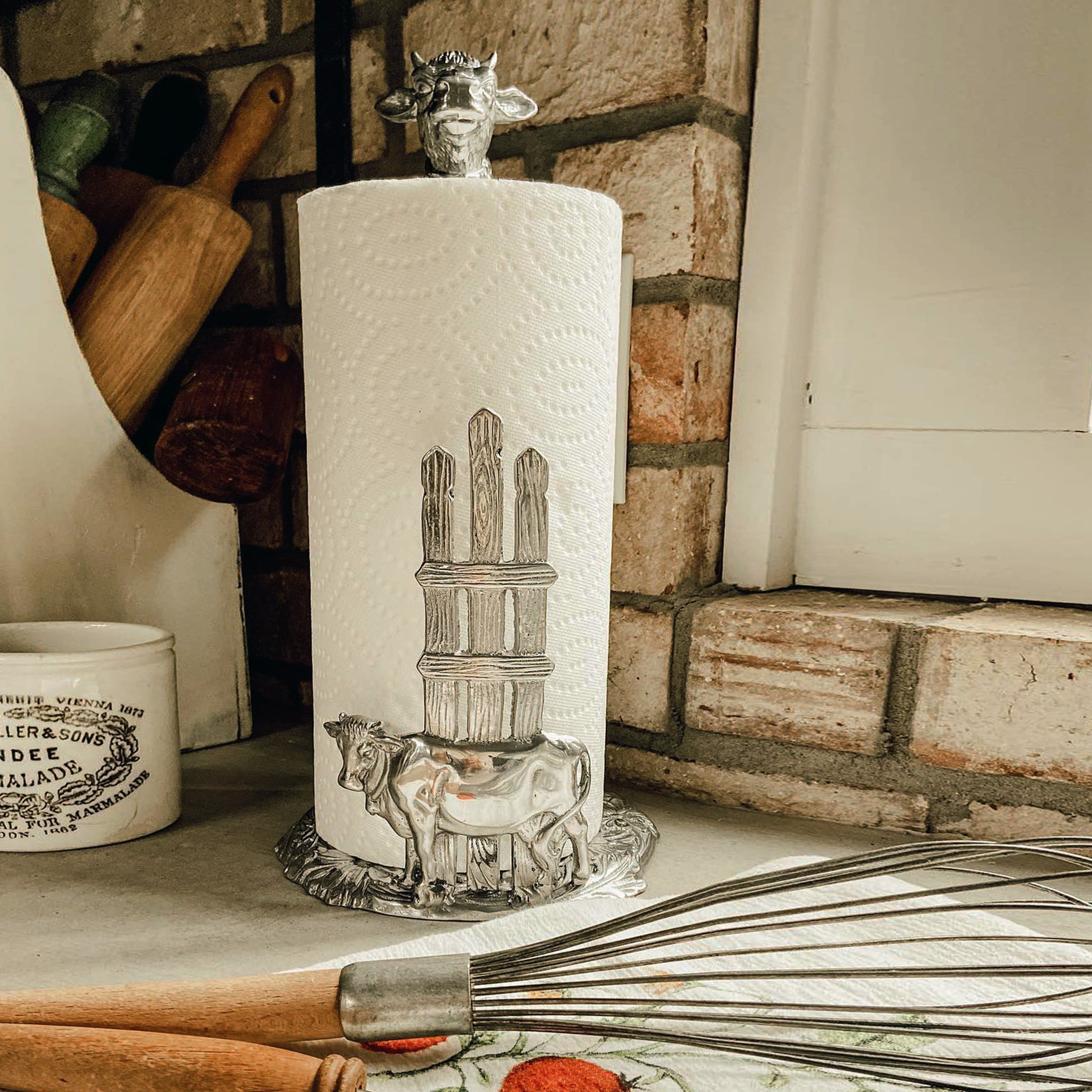 Cow Paper Towel Holder