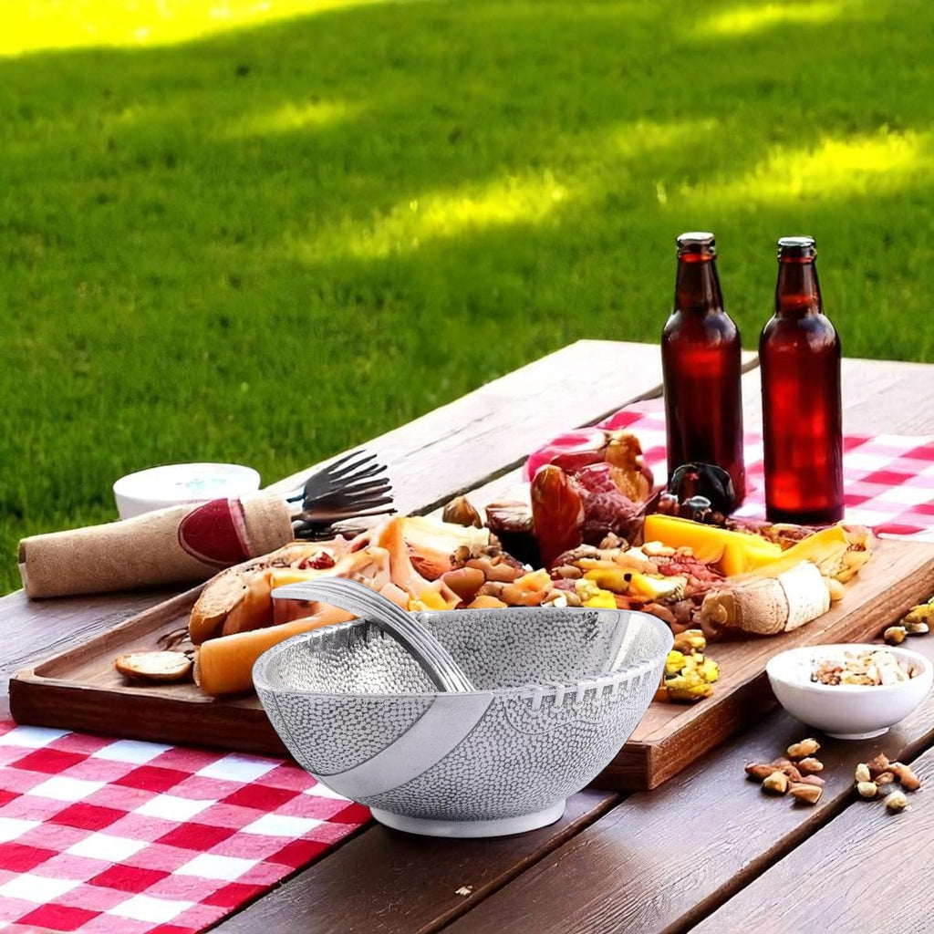 Football Condiment Bowl with Spoon