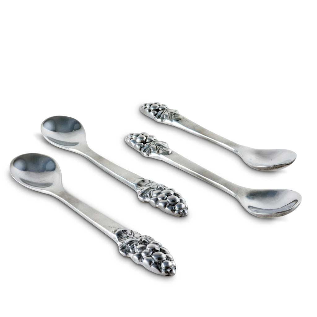 Grape Set/4 Spoons