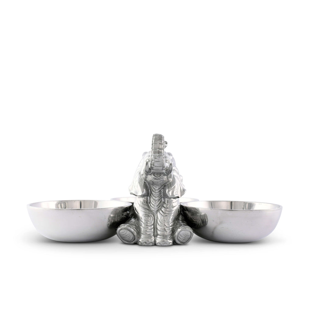 Elephant Three-Bowl Server