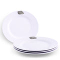 Sea Shell Melamine Lunch Plates - Set of 4