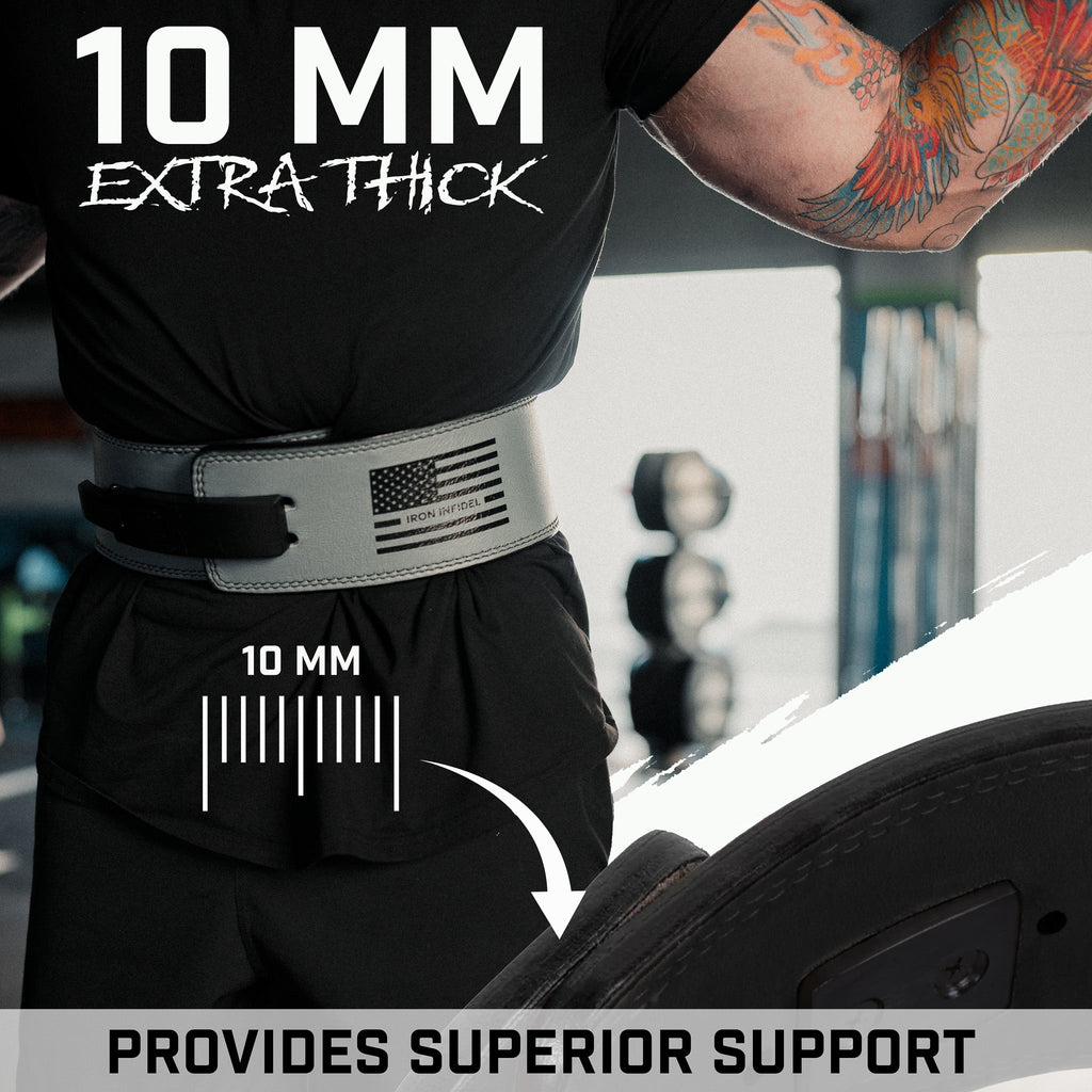 Assault Belt: 10mm Lever Weightlifting Belt - PhishStones Products