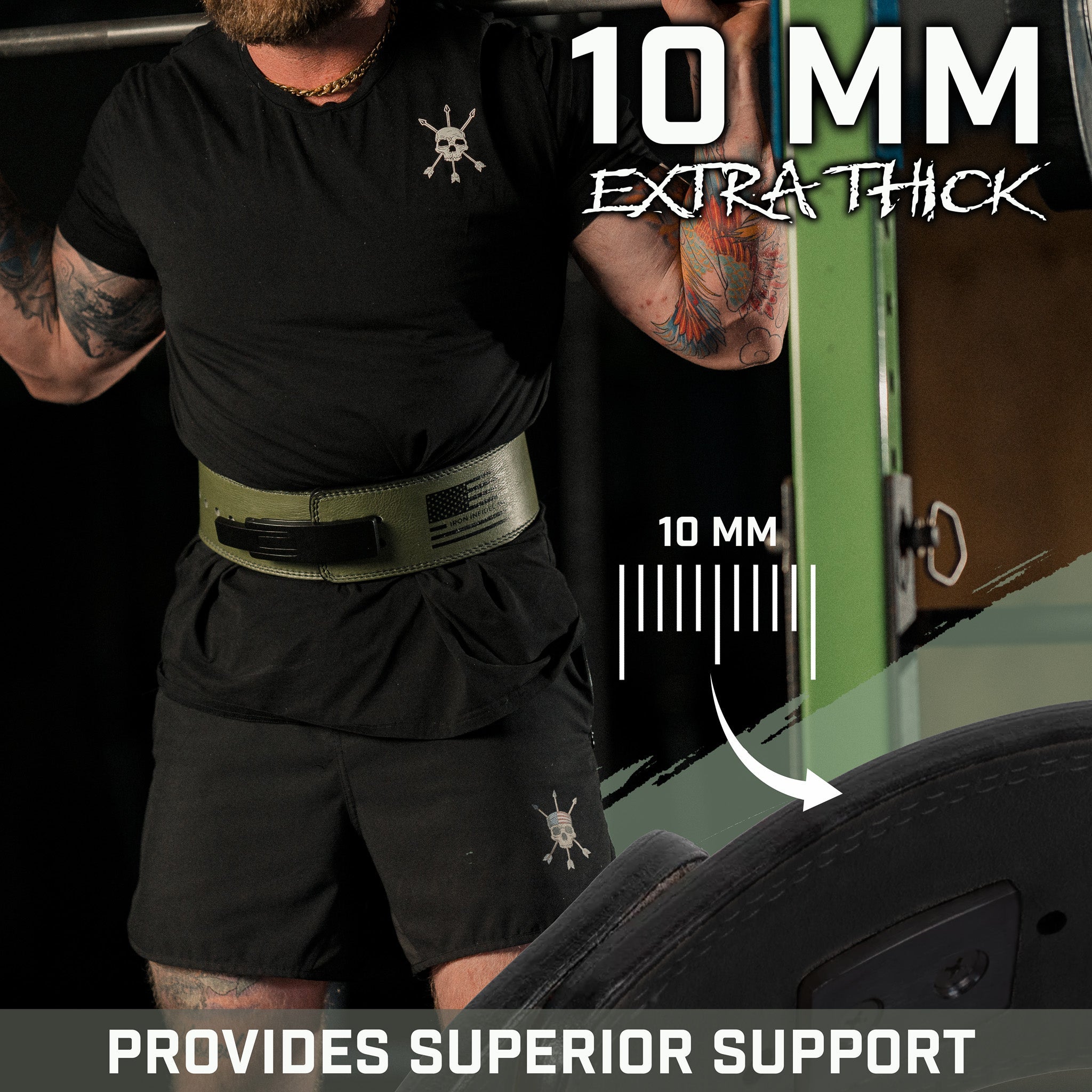 Assault Belt: 10mm Lever Weightlifting Belt - PhishStones Products