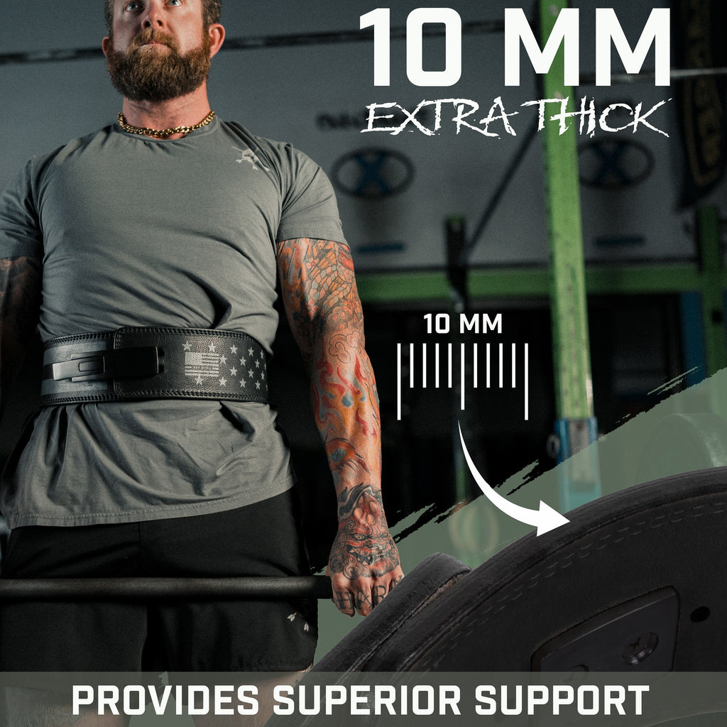 Assault Belt: 10mm Lever Weightlifting Belt - PhishStones Products