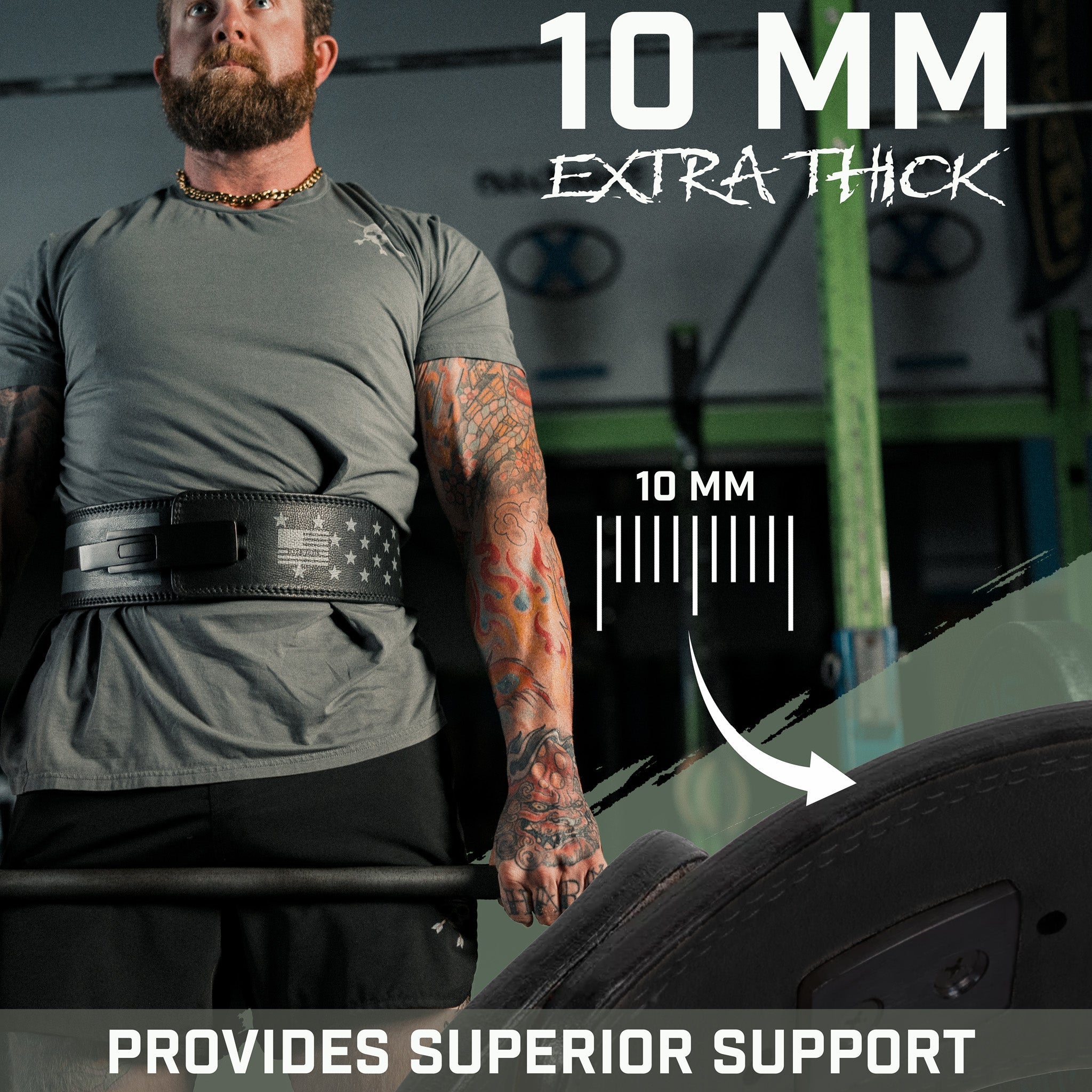Assault Belt: 10mm Lever Weightlifting Belt - PhishStones Products