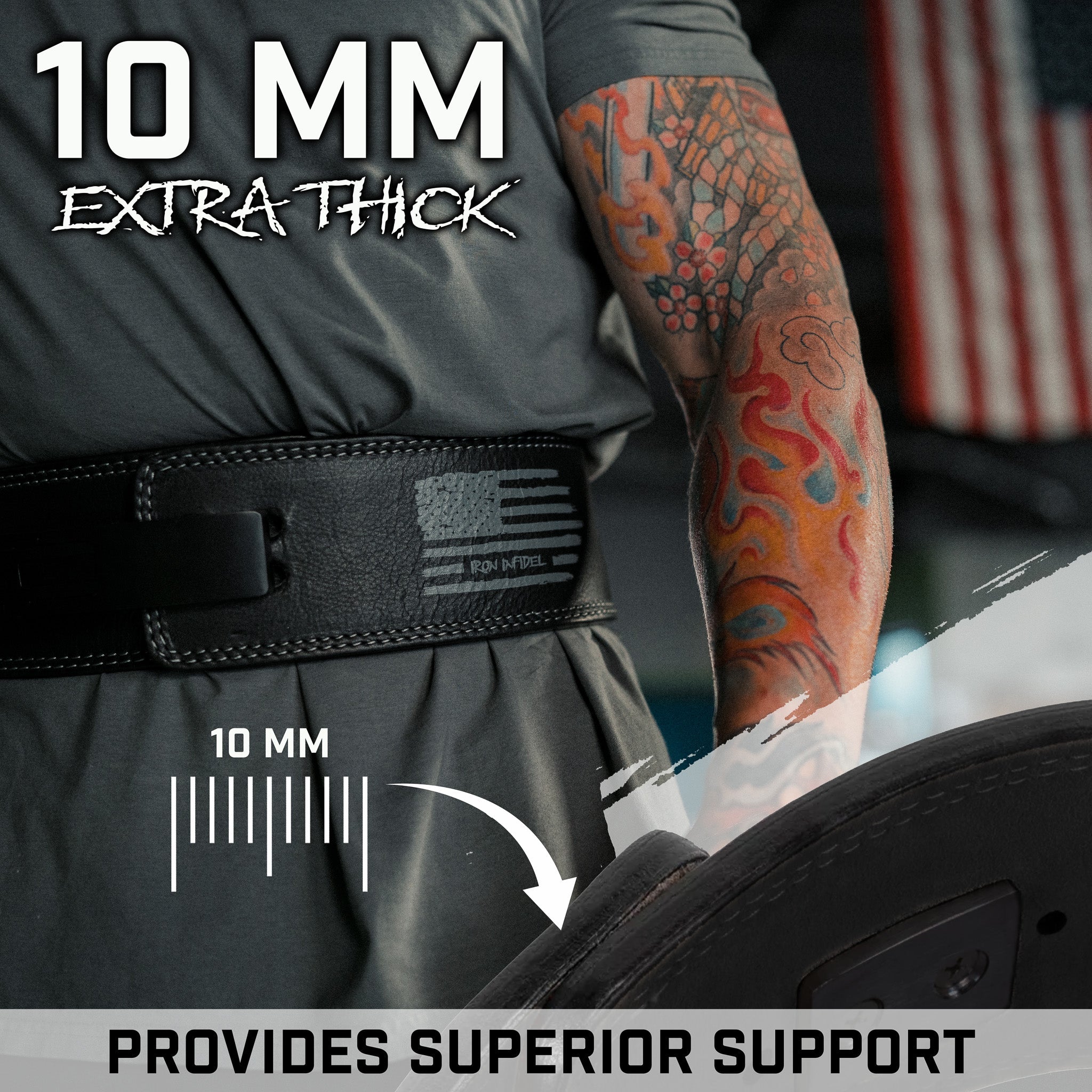 Assault Belt: 10mm Lever Weightlifting Belt - PhishStones Products