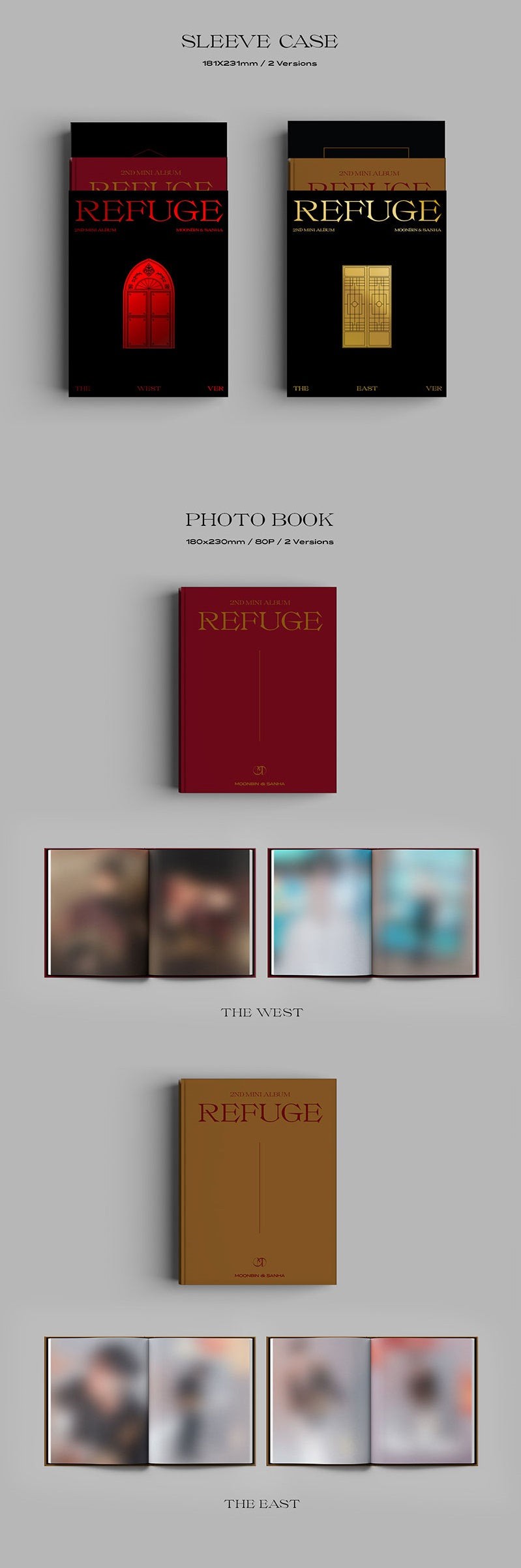 Astro Moonbin & Sanha - 2nd Mini Album Refuge