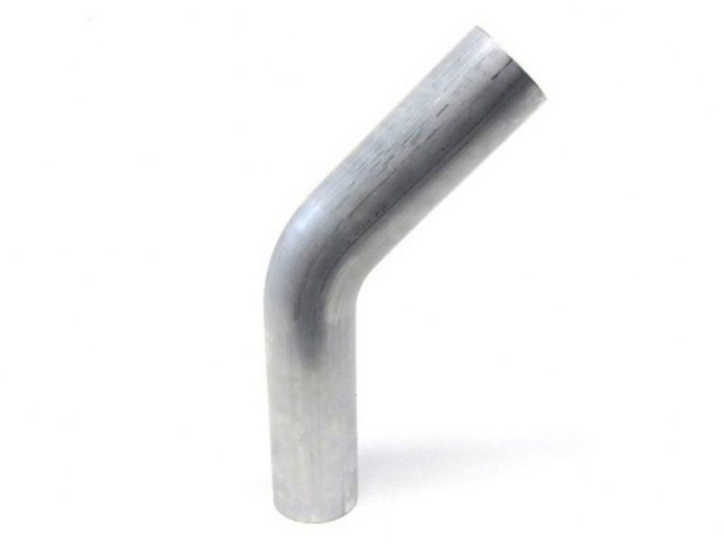 HPS Performance Products HPS 1-3/4" OD 45 Degree Bend 6061 Aluminum Elbow Pipe Tubing 16 Gauge w/ 2" CLR