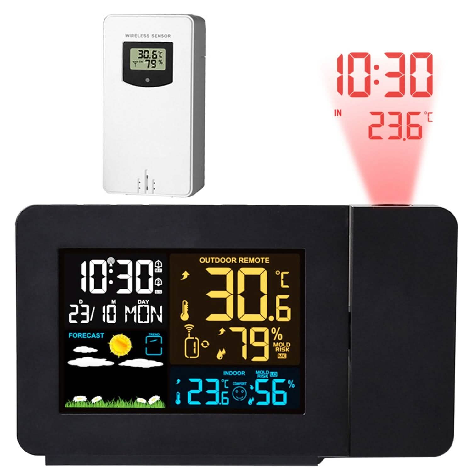 Atomic Projection Alarm Clock - PhishStones Products