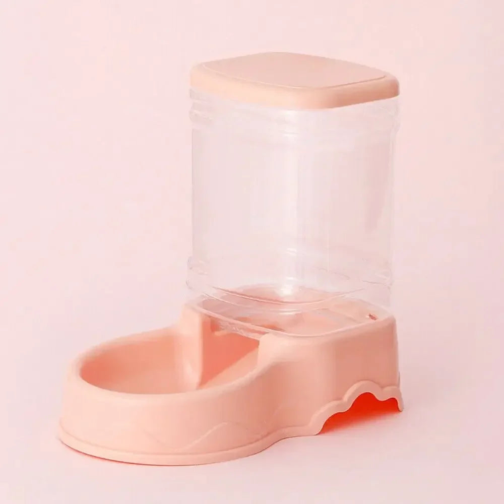 Automatic Pet Feeder & Water Fountain 3.8L (128 fl oz) PP Food Dispenser for Cats & Dogs - PhishStones Products