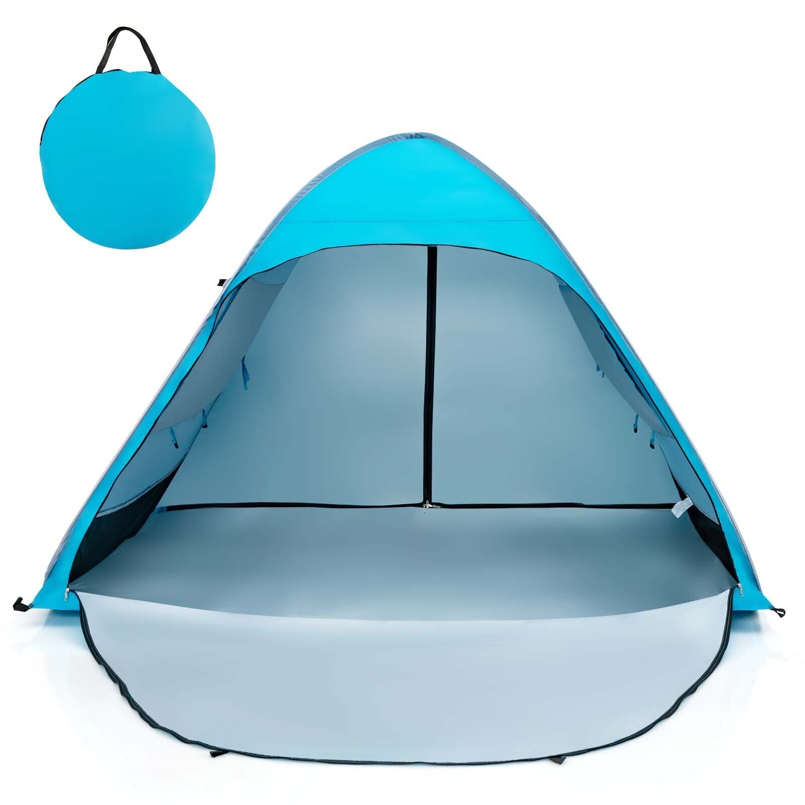 Automatic Pop - up Beach Tent with Carrying Bag - Blue - PhishStones Products