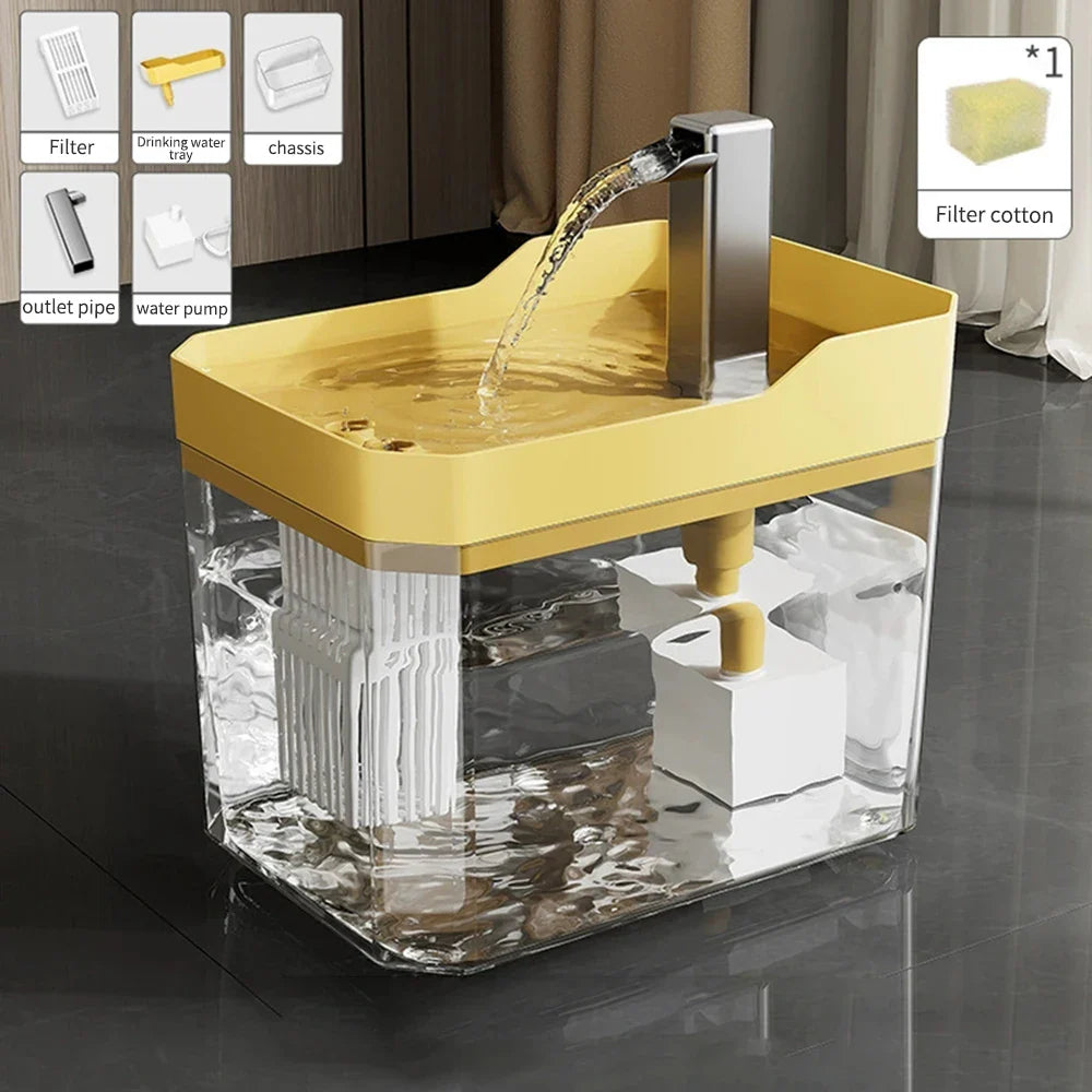 Automatic Recirculating Pet Water Dispenser & Smart Feeder for Cats & Dogs - PhishStones Products