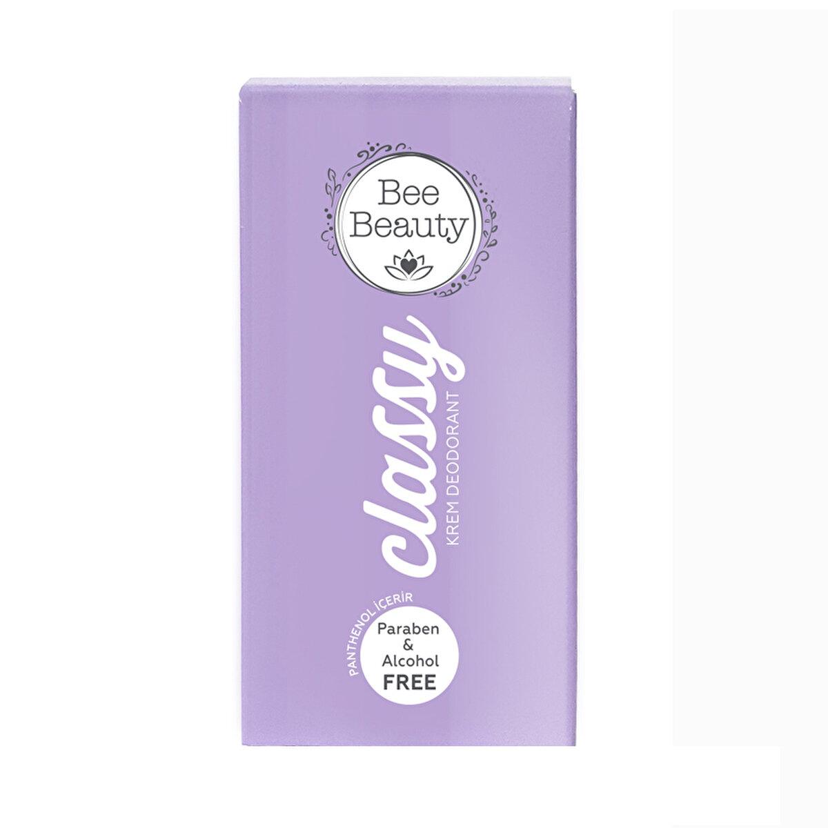 Bee Beauty Classy Cream Deodorant: Long-Lasting Odor Protection, Alcohol & Paraben-Free, Perfect for Sensitive Skin