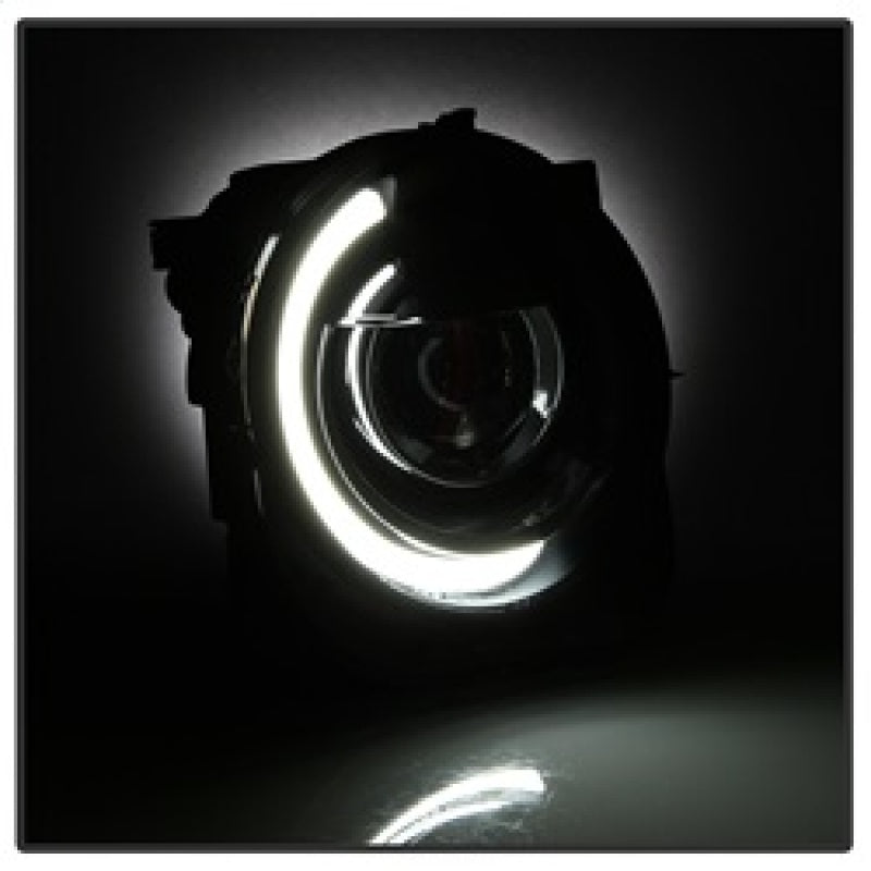 SPYDER xTune 15-17 Jeep Renegade Light Bar DRL Projector Headlights -Black (PRO-JH-JREN-LBDRL-BK) 9039720
