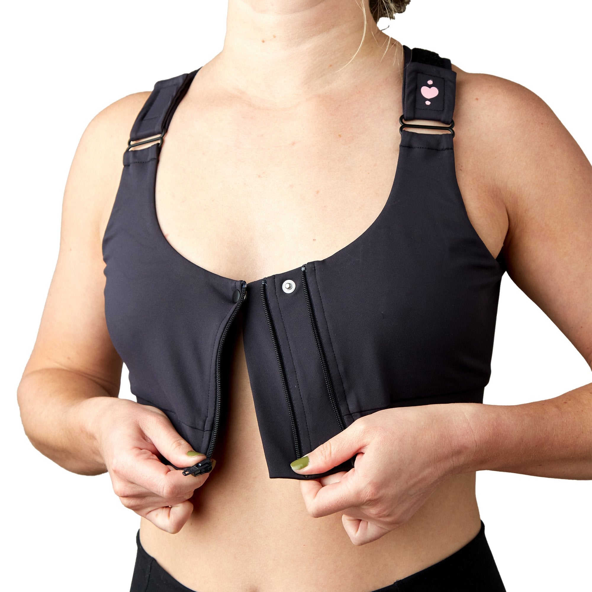 Shirl Post Surgical Bra, Black, Medium HC00006BM
