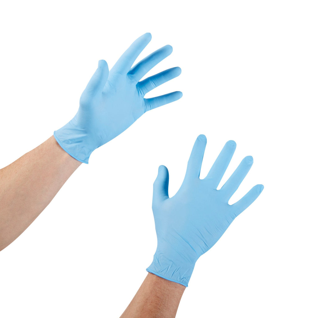 McKesson Confiderm® 4.5C Nitrile Exam Glove, Large, Blue 14-658C
