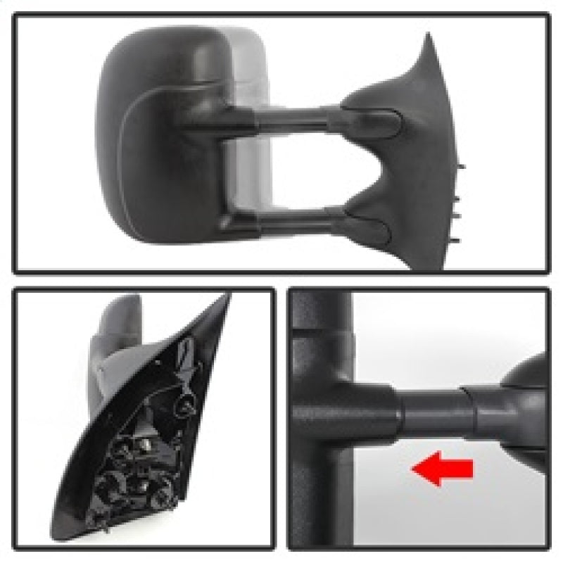 SPYDER Xtune Ford Superduty 02-07 Manual Extendable Manual Adjust Mirror Right MIR-FDSD99S-MA-R 9932427