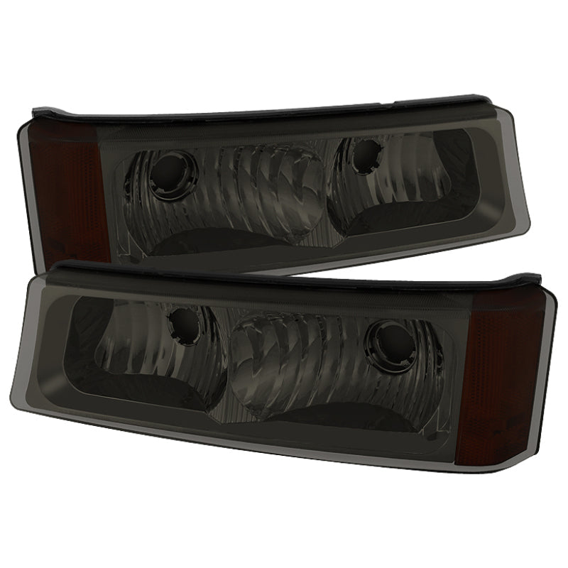SPYDER Xtune Chevy Silverado 03-06 Bumper Lights Smoke CBL-JH-CSIL03-AM-SM 5079381