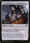 Introduction to Annihilation (STX-003) - Strixhaven: School of Mages: (lesson)