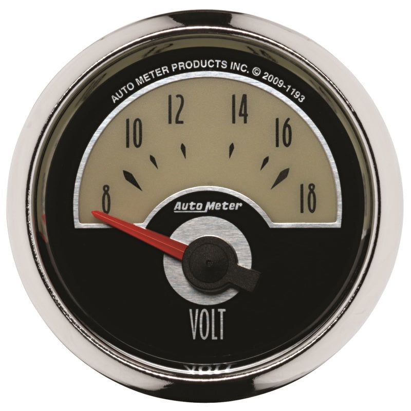 AutoMeter Cruiser Voltmeter 2 1/16in 18V Electric Gauge 1193