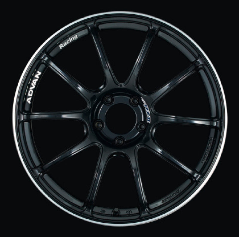 Advan RZII 17x8 +54 5-114.3 Racing Gloss Black & Ring Wheel YAZ7G54EB