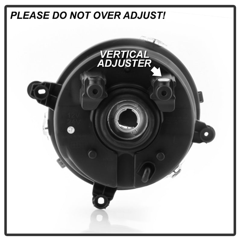 SPYDER xTune 07-17 Jeep Patriot (w/o Auto Leveling Lights) OEM Style Headlights - Chrome (HD-JH-JPA07-OE-C) 9042751