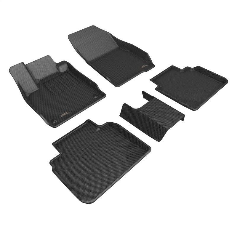 3D MAXpider 2023-2024 Honda Accord Kagu Front & Rear Floormats - Black L1HD13401509