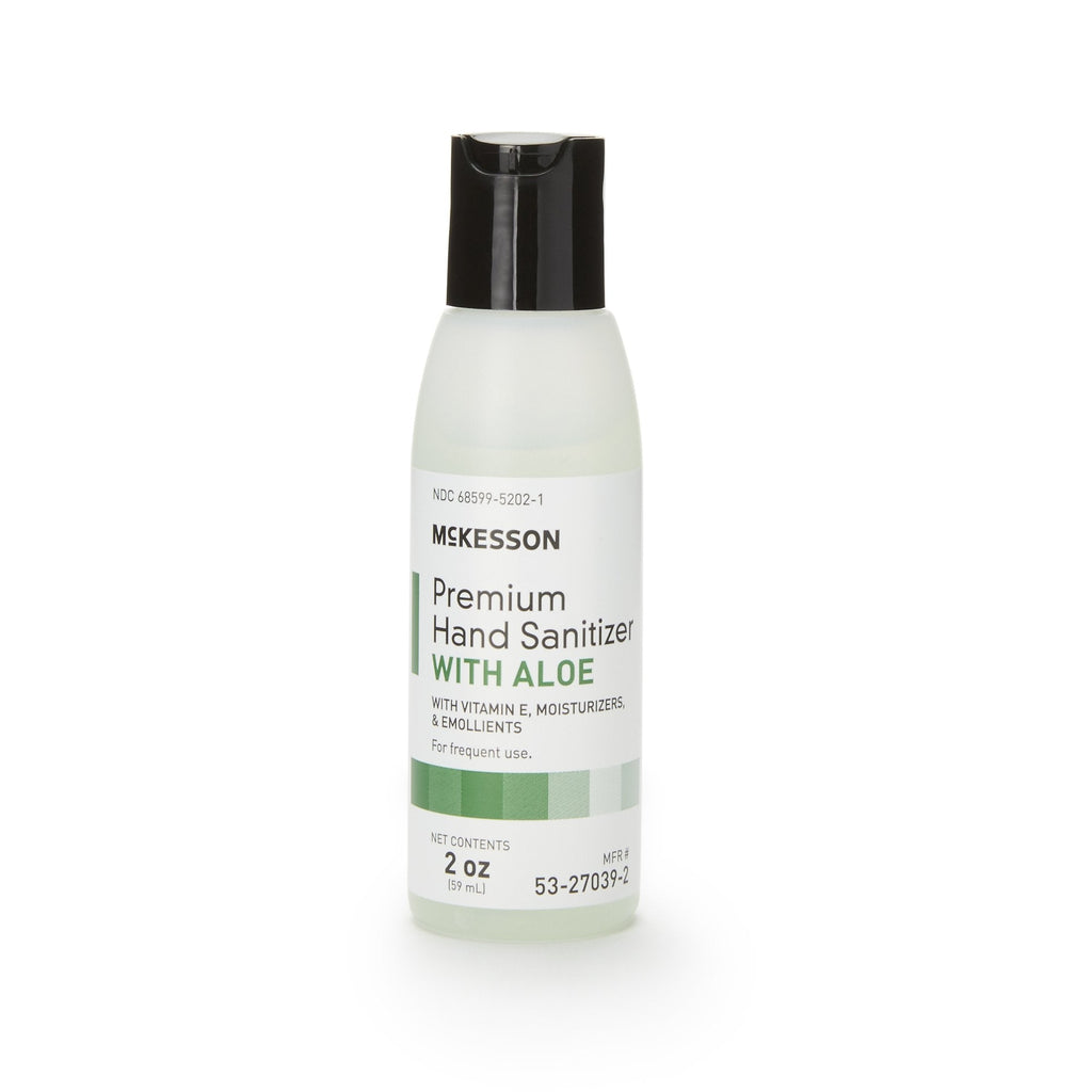McKesson Premium Hand Sanitizer With Aloe, Ethyl Alcohol Gel 53-27039-2