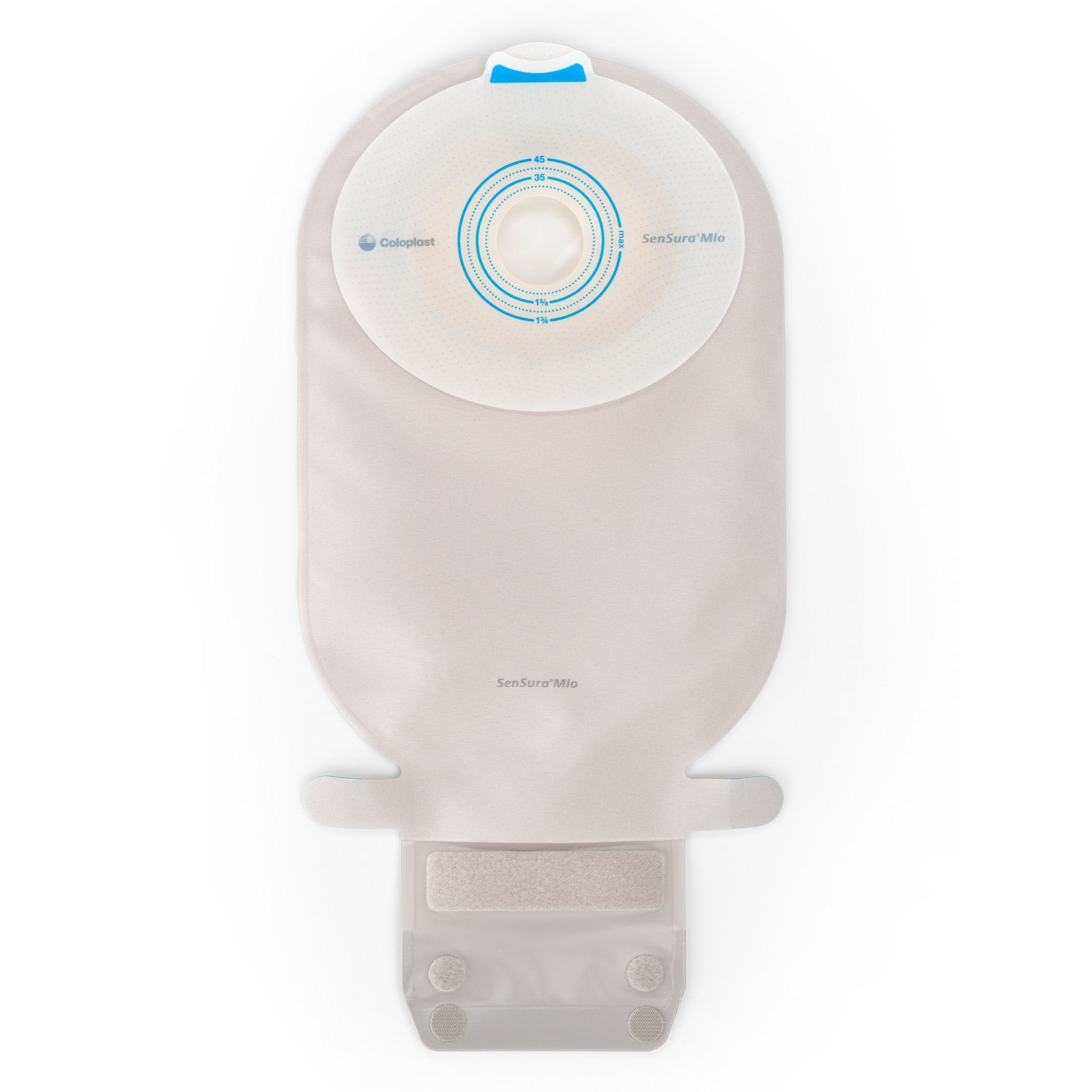 SenSura® Mio Flat 1-Piece Transparent Ostomy Pouch, 38mm Stoma 10491