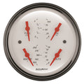 AutoMeter Gauge Quad 3-3/8in. 0 Ohm(e) to 90 Ohm(f)Elec Arctic White 1314