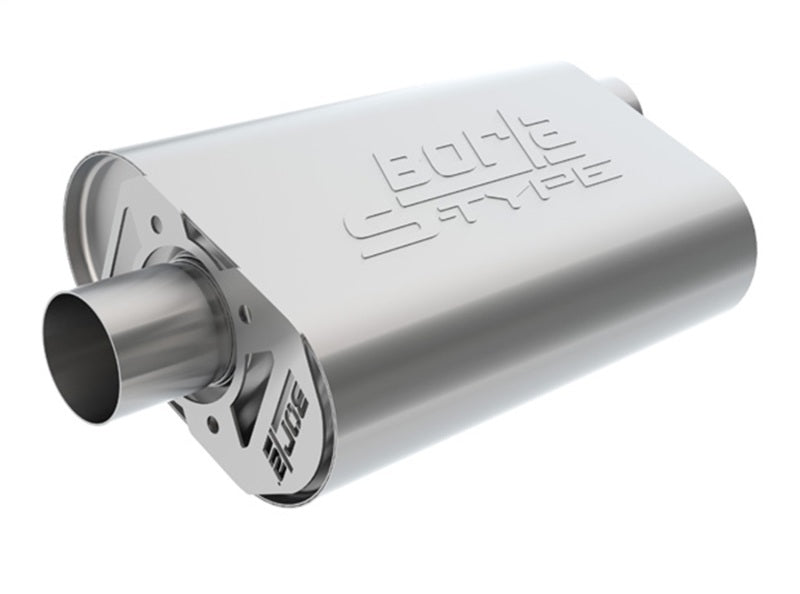Borla Big Block Chevrolet 396/402/427 2.5in Offset Inlet / 2.5in Center Outlet Crate Muffler 400851