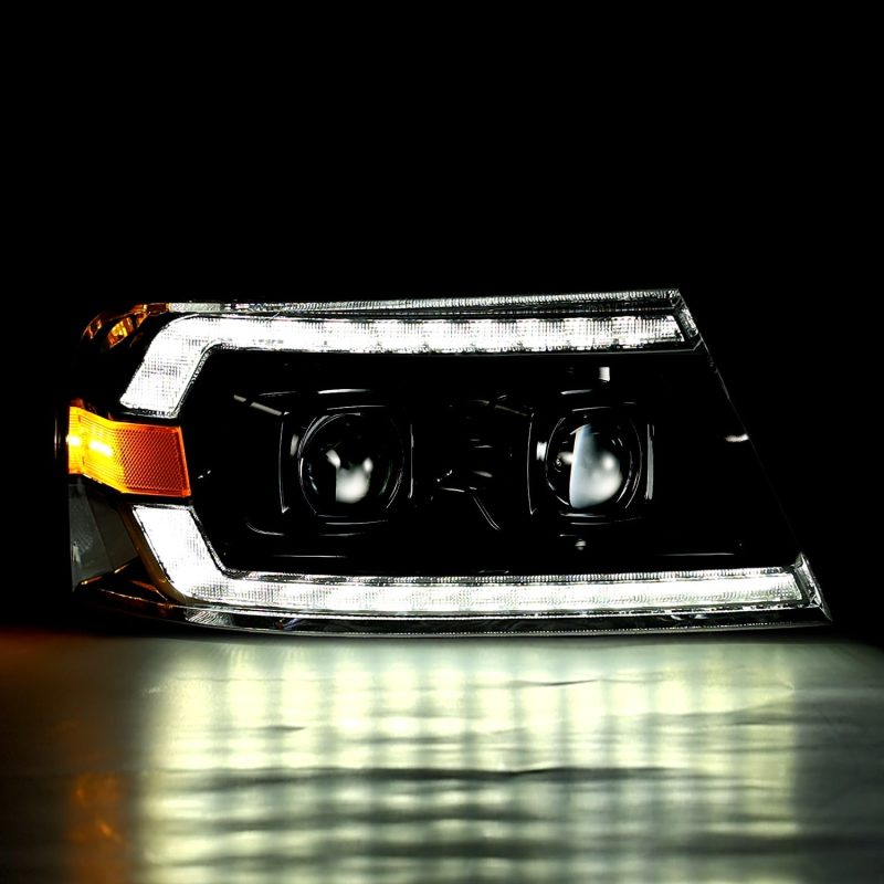 AlphaRex 04-08 Ford F150 Chrome LUXX Series Projector headlights 880133 *Discontinued