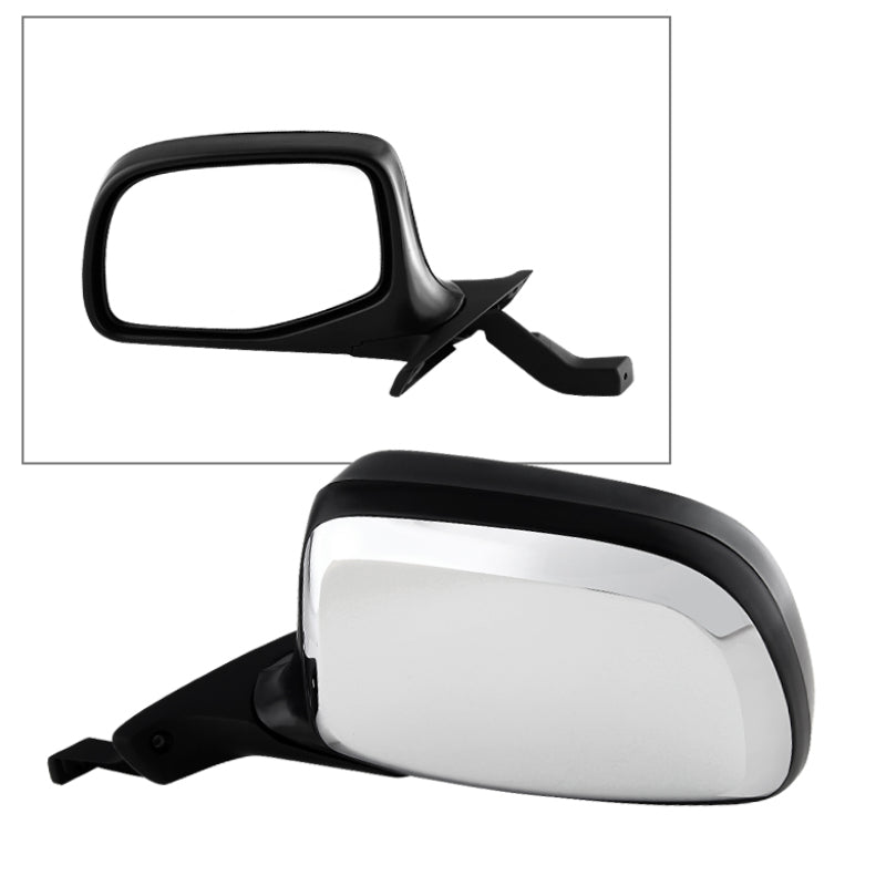 SPYDER Xtune Ford F150 / Bronco 92-96 OE Mirror Chrome Power Left MIR-15155-132-P-L 9935022